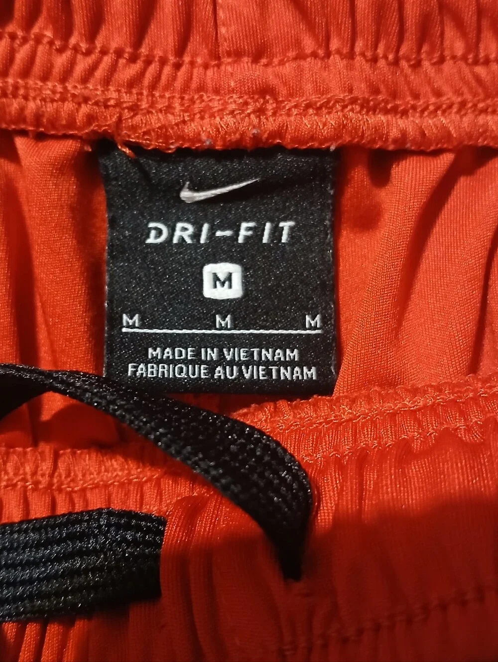 Nike Boys Red Athletic Shorts with Bold Logo